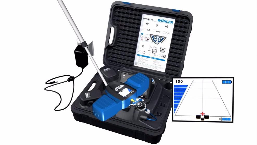Комплект Wöhler/Pressovac VIS 340 Pro для видеоинспекции 0